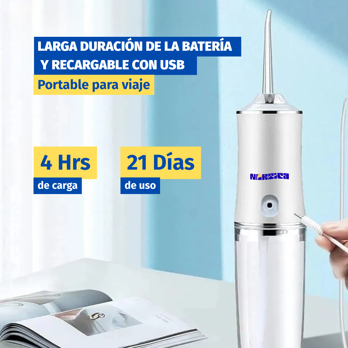 Irrigador Bucal Recargable USB