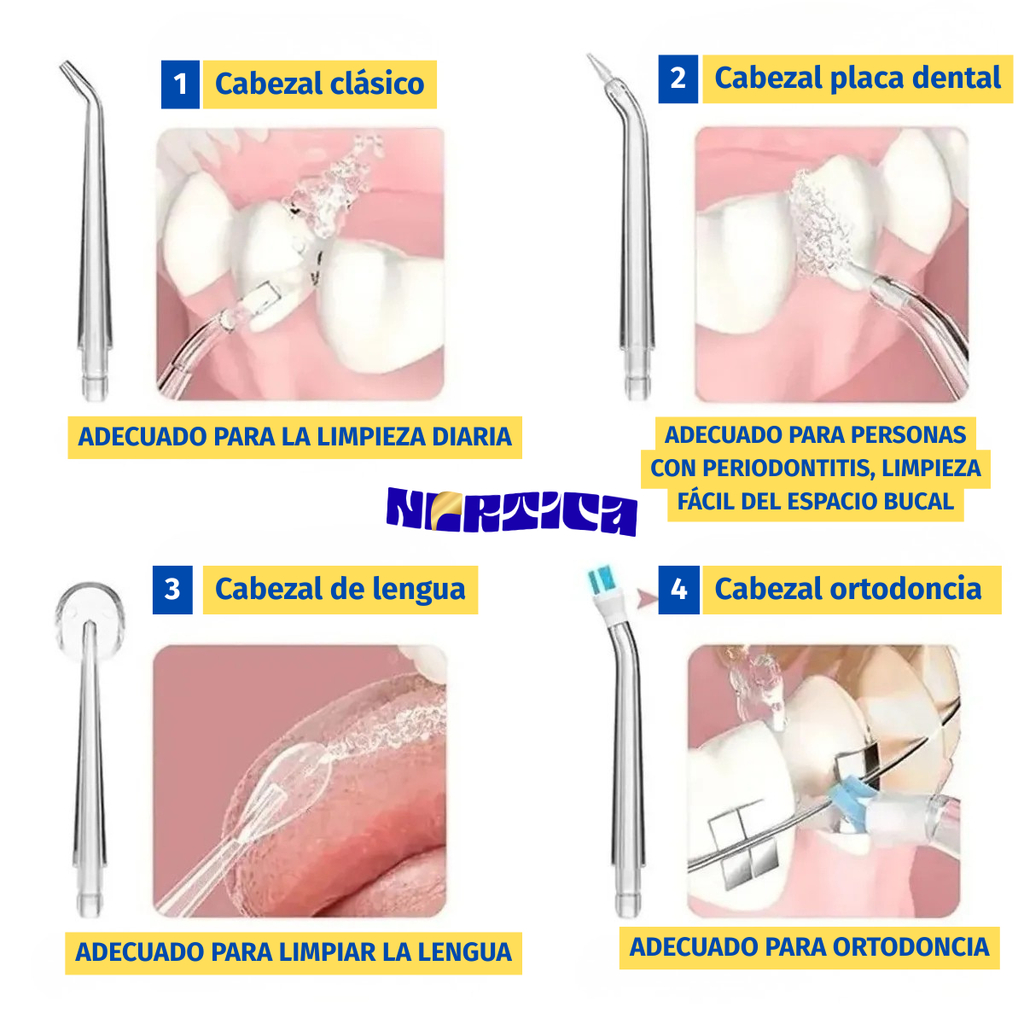 Irrigador Bucal Recargable USB
